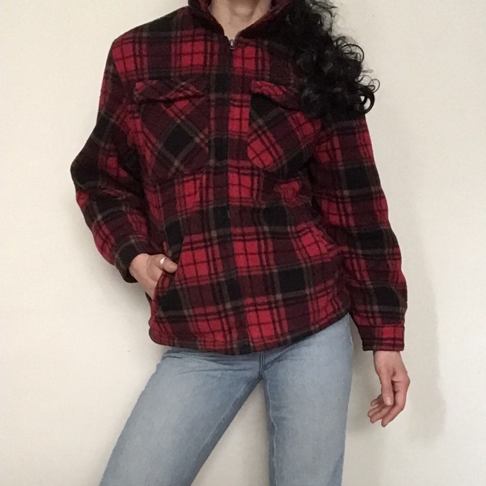 Red Plaid Jacket - Picture 5 of 16